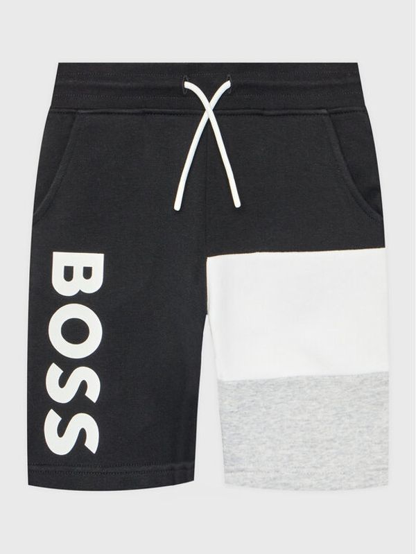 Boss Boss Sportske kratke hlače J24826 S Crna Regular Fit