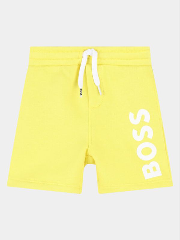 Boss Boss Sportske kratke hlače J50580 S Žuta Regular Fit