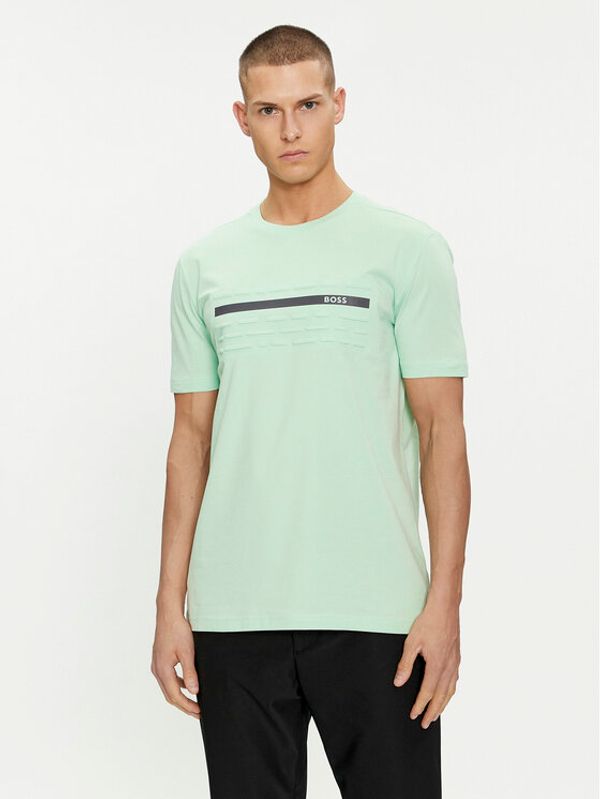 Boss Boss T-shirt 50513010 Zelena Regular Fit