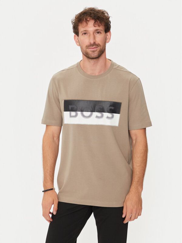 Boss Boss T-shirt Tee 9 50512998 Bež Regular Fit