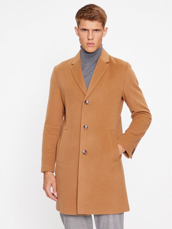 Boss Boss Vuneni kaput H-Hyde-C-224 50485199 Smeđa Regular Fit