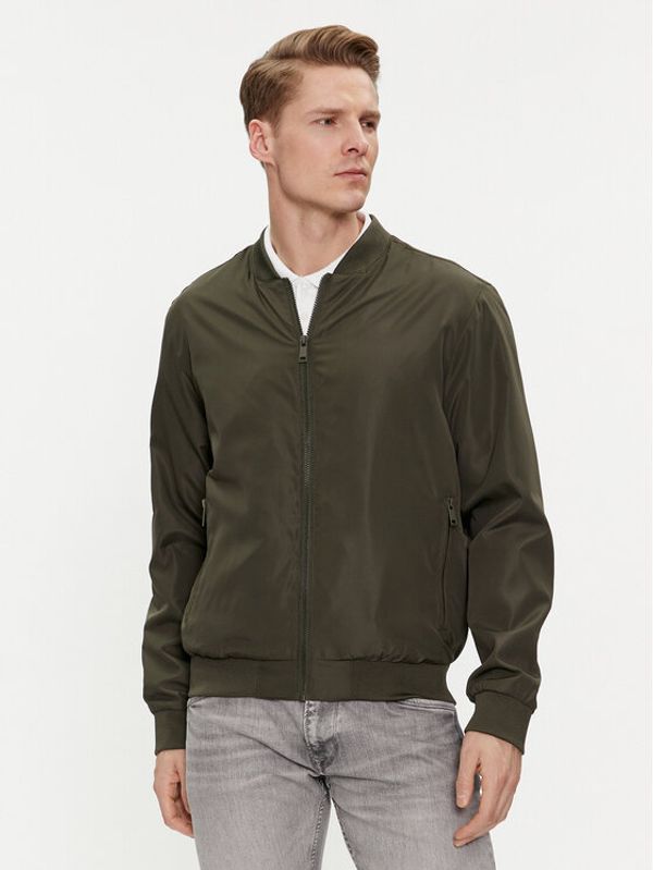 Brave Soul Brave Soul Bomber MJK-SANJAYKHAKI Kaki Straight Fit