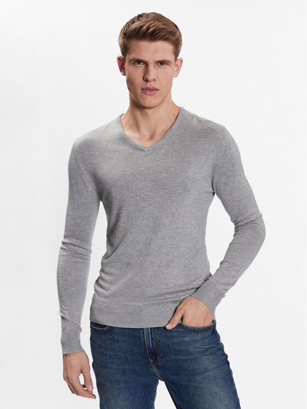 Brave Soul Brave Soul Džemper MK-36BRAMBER Siva Regular Fit