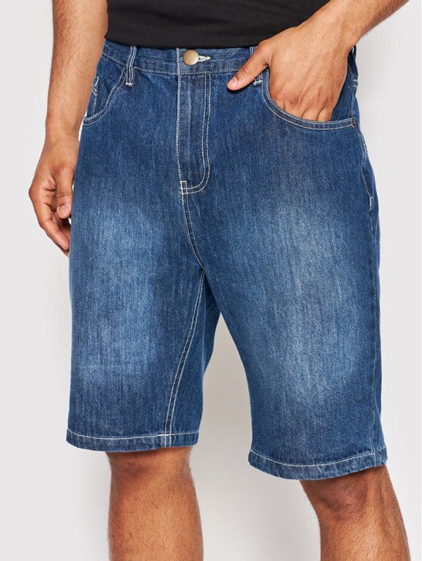 Brave Soul Brave Soul Kratke traperice MSRT-UGANDA Tamnoplava Skinny Fit