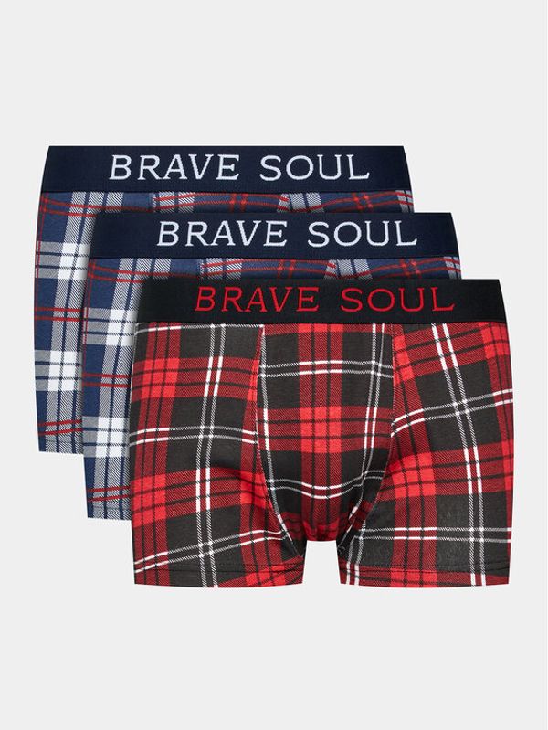 Brave Soul Brave Soul Set od 3 para bokserica MBX-606ANTHONY Šarena Regular Fit