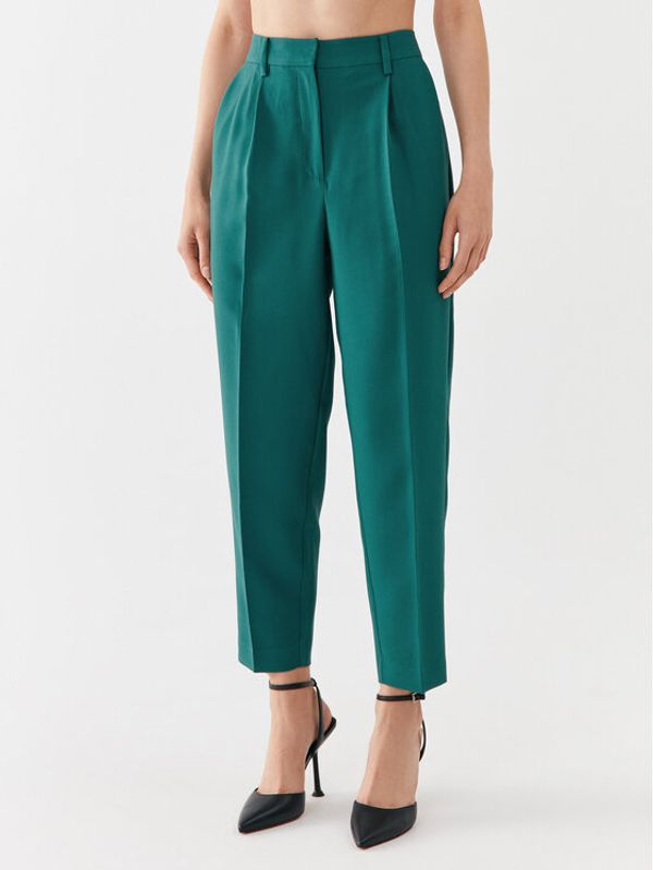 Bruuns Bazaar Bruuns Bazaar Hlače Cindy BBW2393 Zelena Loose Fit