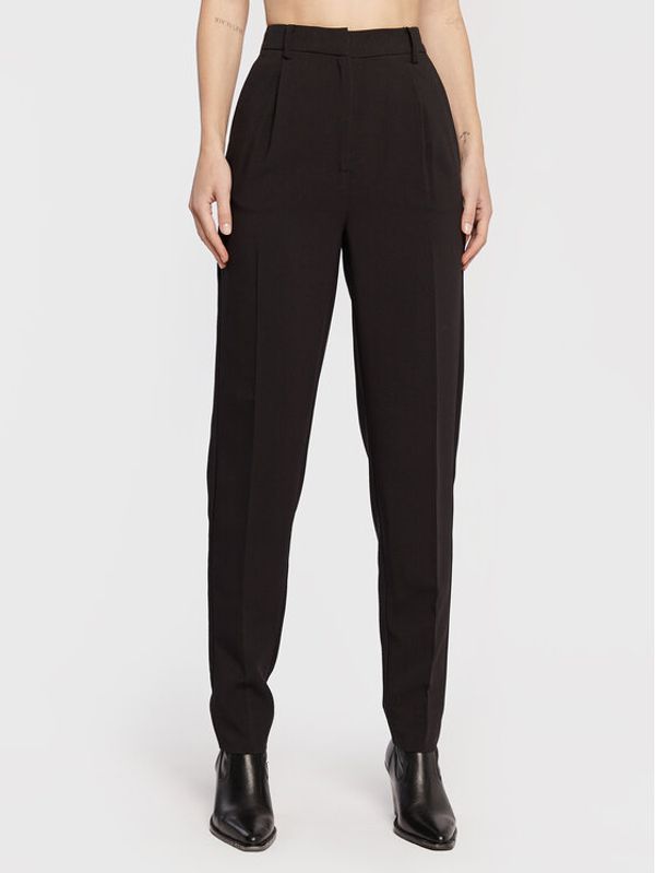 Bruuns Bazaar Bruuns Bazaar Hlače Cindysus BBW2595 Crna Slim Fit