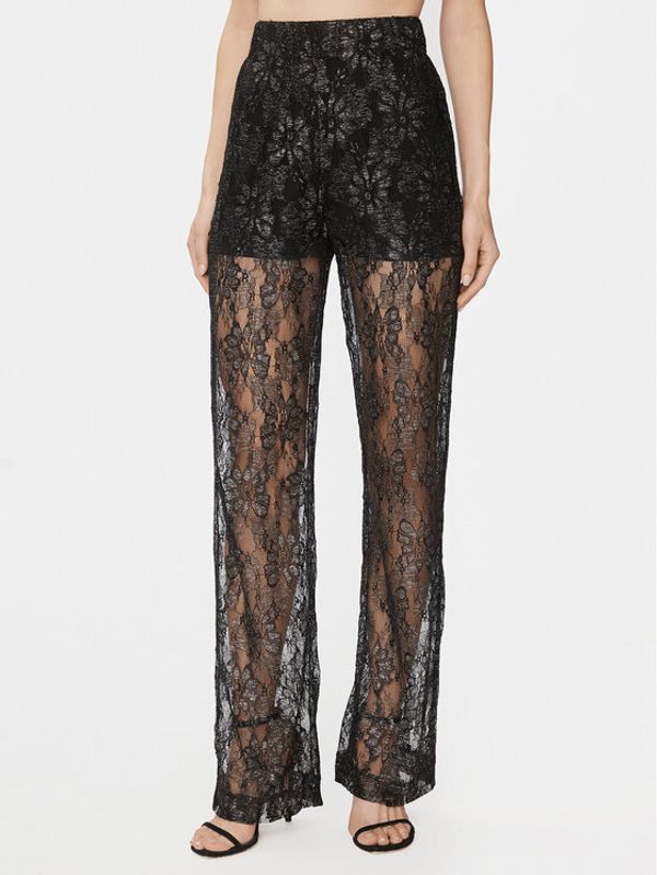 Bruuns Bazaar Bruuns Bazaar Hlače Lynetta BBW3573 Crna Regular Fit
