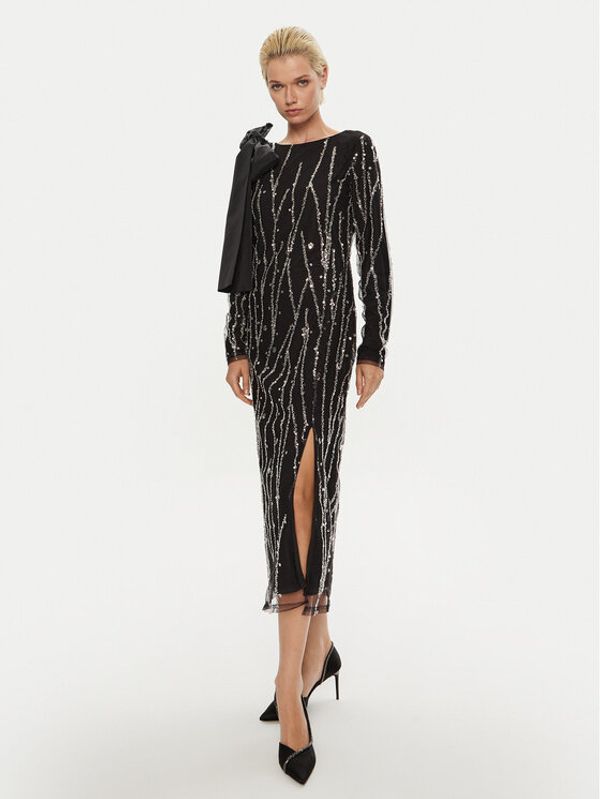 Bruuns Bazaar Bruuns Bazaar Koktel haljina Keiras BBW4158 Crna Regular Fit