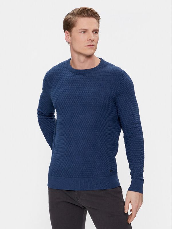 Bugatti Bugatti Džemper 7400 25521 Plava Regular Fit
