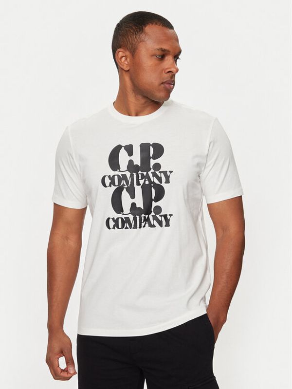 C.P. Company C.P. Company T-shirt 16CMTS137A005100W Bijela Regular Fit