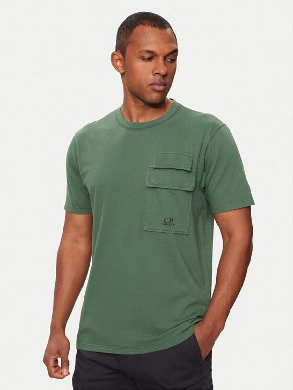C.P. Company C.P. Company T-shirt 16CMTS211A005697G Zelena Regular Fit