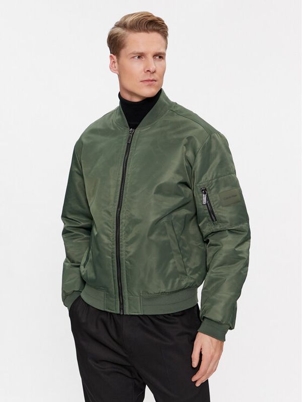 Calvin Klein Calvin Klein Bomber Hero K10K109907 Zelena Regular Fit