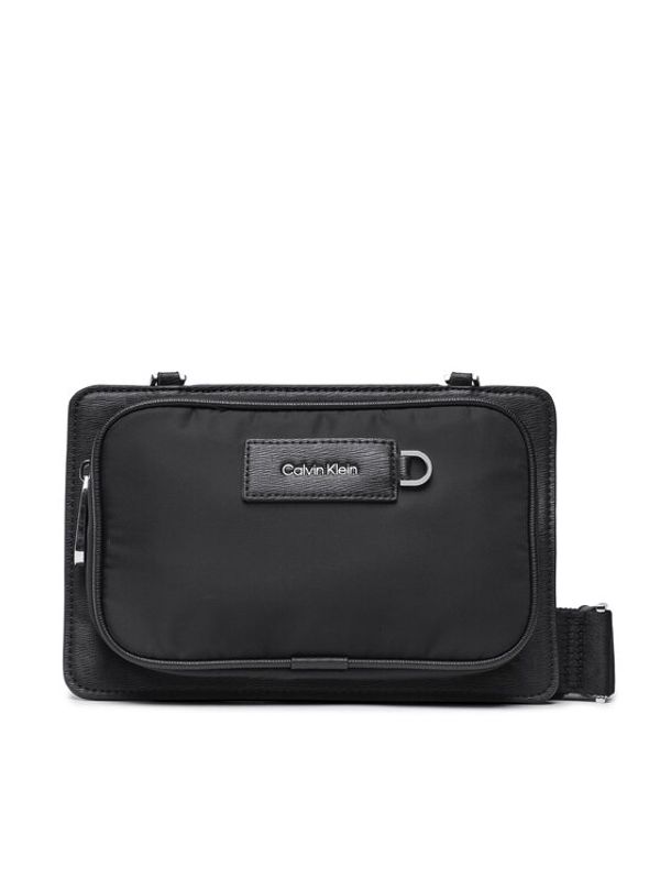 Calvin Klein Calvin Klein Crossover torbica Elevated Multi Zip Xbody K50K510213 Crna