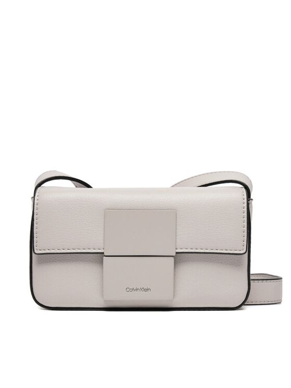 Calvin Klein Calvin Klein Crossover torbica Iconic Plaque Camera Bag Xs K50K511650 Siva