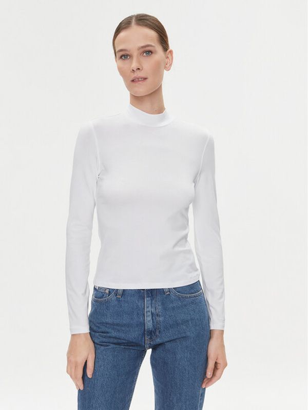 Calvin Klein Calvin Klein Dolčevita K20K206067 Bijela Slim Fit
