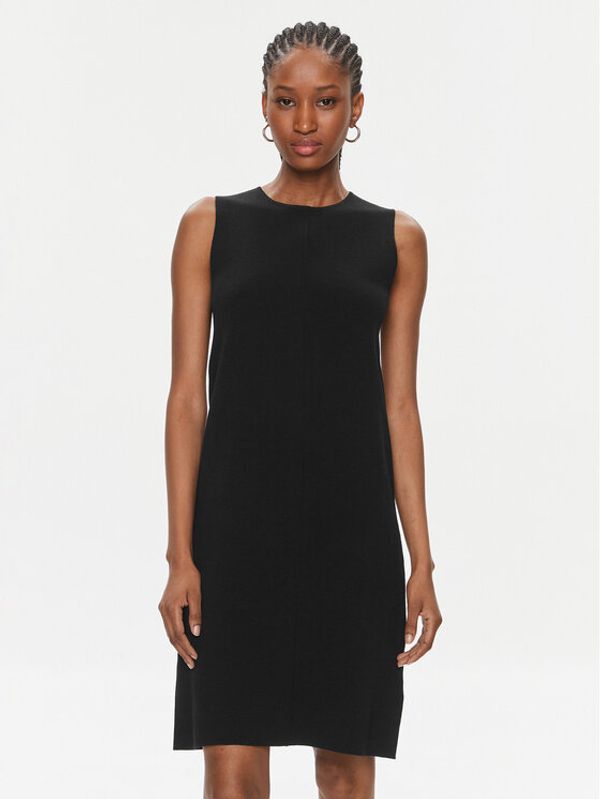 Calvin Klein Calvin Klein Džemper haljina Extra Fine Wool Shift Dress K20K206899 Crna Regular Fit