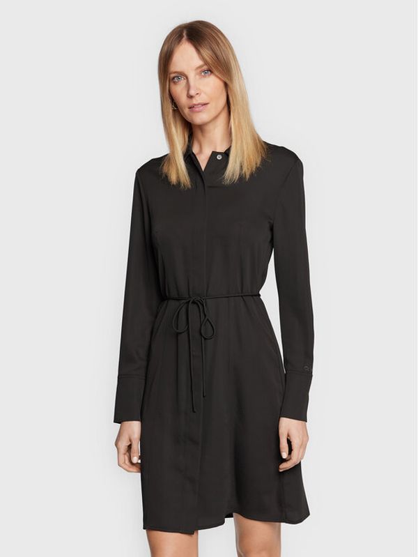 Calvin Klein Calvin Klein Haljina košulja K20K205348 Crna Regular Fit