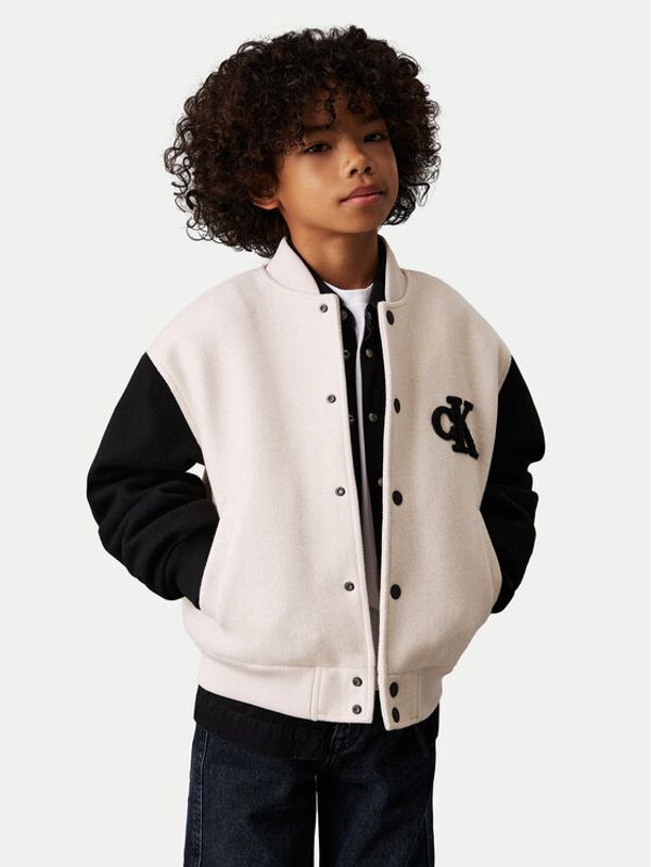 Calvin Klein Jeans Calvin Klein Jeans Bomber Varsity IB0IB02294 Bež Regular Fit