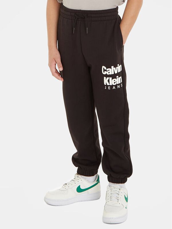 Calvin Klein Jeans Calvin Klein Jeans Donji dio trenerke IB0IB01816 Crna Regular Fit
