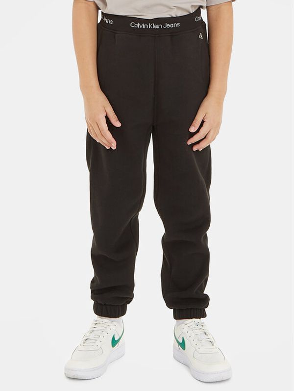 Calvin Klein Jeans Calvin Klein Jeans Donji dio trenerke Intrasia IB0IB01815 Crna Regular Fit