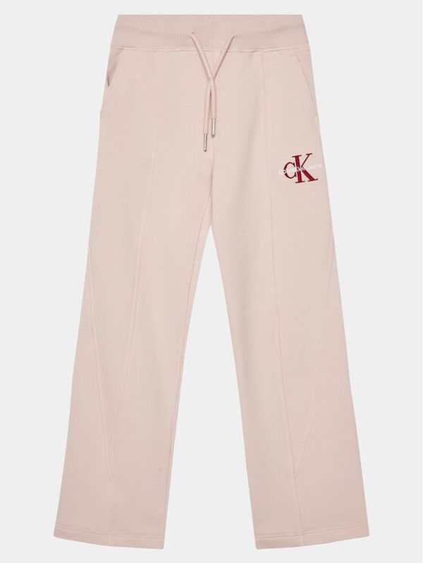 Calvin Klein Jeans Calvin Klein Jeans Donji dio trenerke Monogram IG0IG02448 Ružičasta Relaxed Fit