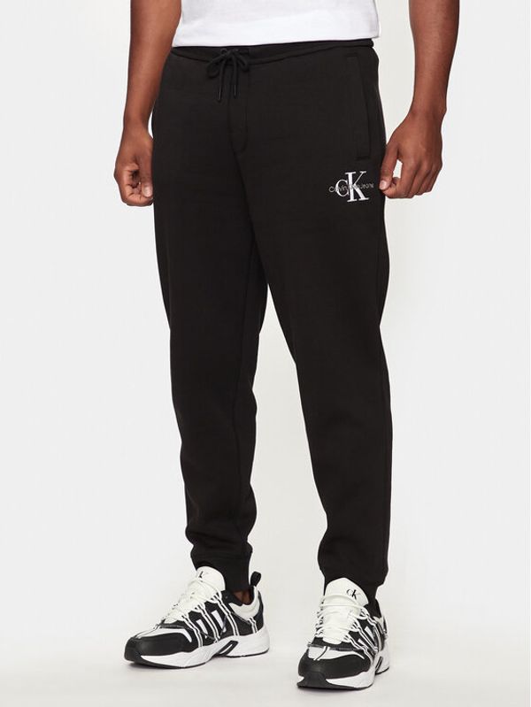 Calvin Klein Jeans Calvin Klein Jeans Donji dio trenerke Monologo J30J325658 Crna Regular Fit