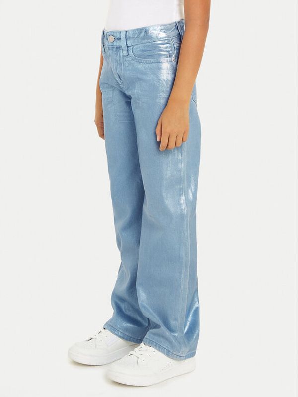 Calvin Klein Jeans Calvin Klein Jeans Hlače IG0IG02383 Plava Wide Leg