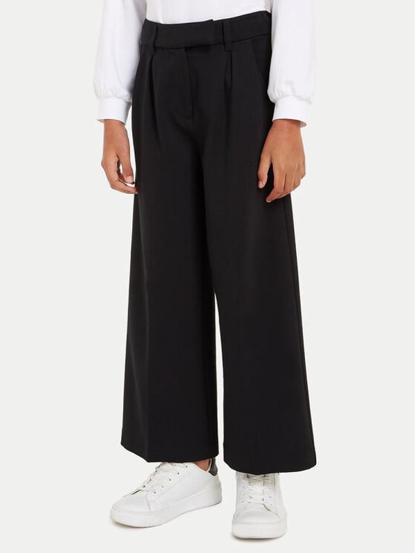 Calvin Klein Jeans Calvin Klein Jeans Hlače IG0IG02690 Crna Wide Leg