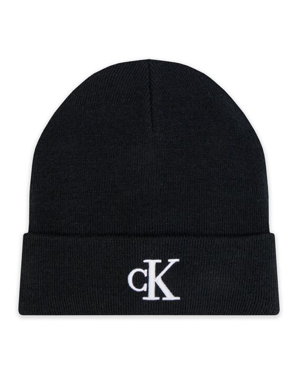 Calvin Klein Jeans Calvin Klein Jeans Kapa Monogram Embro Beanie K50K512145 Crna
