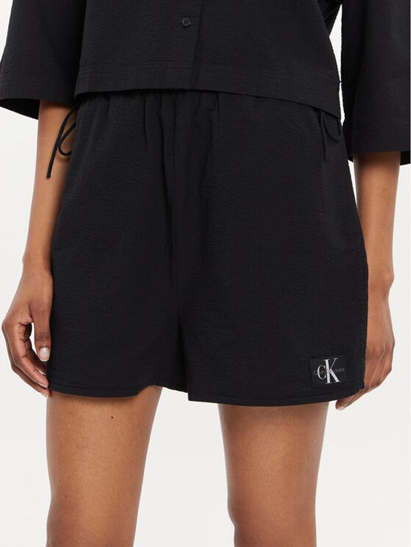 Calvin Klein Jeans Calvin Klein Jeans Kratke hlače J20J223424 Crna Regular Fit
