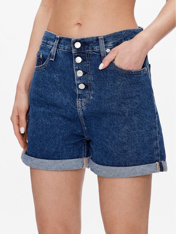 Calvin Klein Jeans Calvin Klein Jeans Kratke traperice J20J220639 Plava Regular Fit
