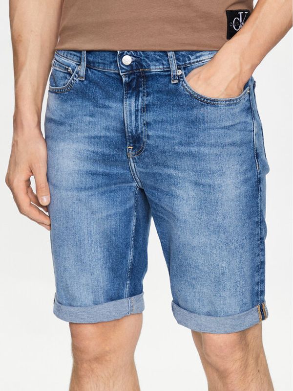 Calvin Klein Jeans Calvin Klein Jeans Kratke traperice J30J322784 Plava Slim Fit