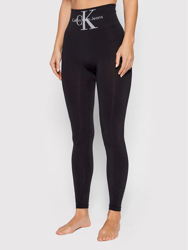 Calvin Klein Jeans Calvin Klein Jeans Leggings 701220429 Crna Slim Fit