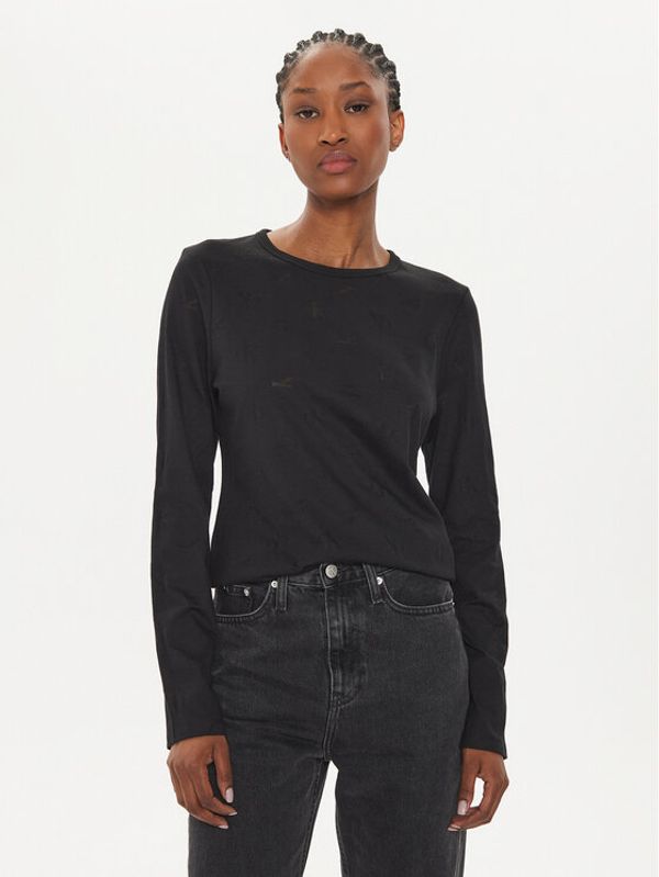 Calvin Klein Jeans Calvin Klein Jeans Majica Burn Out J20J223628 Crna Regular Fit