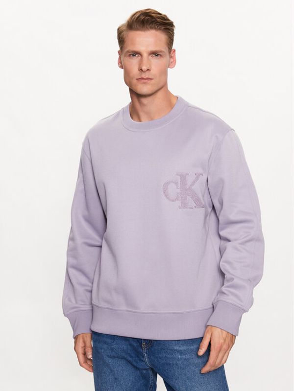 Calvin Klein Jeans Calvin Klein Jeans Majica dugih rukava J30J323454 Ljubičasta Regular Fit
