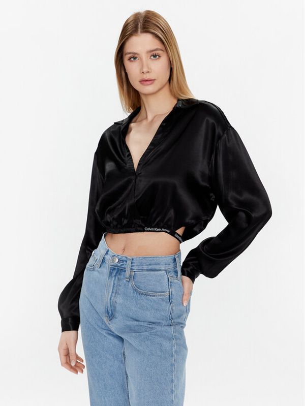 Calvin Klein Jeans Calvin Klein Jeans Majica J20J220327 Crna Regular Fit