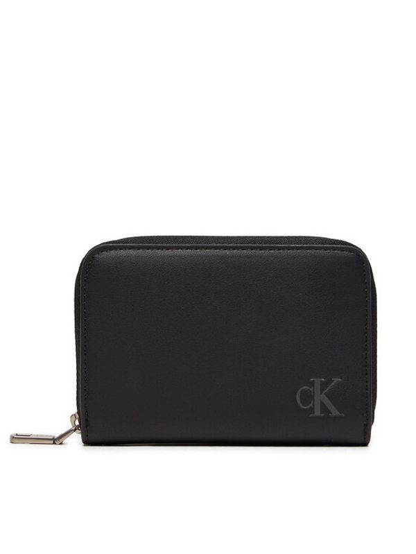 Calvin Klein Jeans Calvin Klein Jeans Mali ženski novčanik Block Med Zip Around K60K612254 Crna