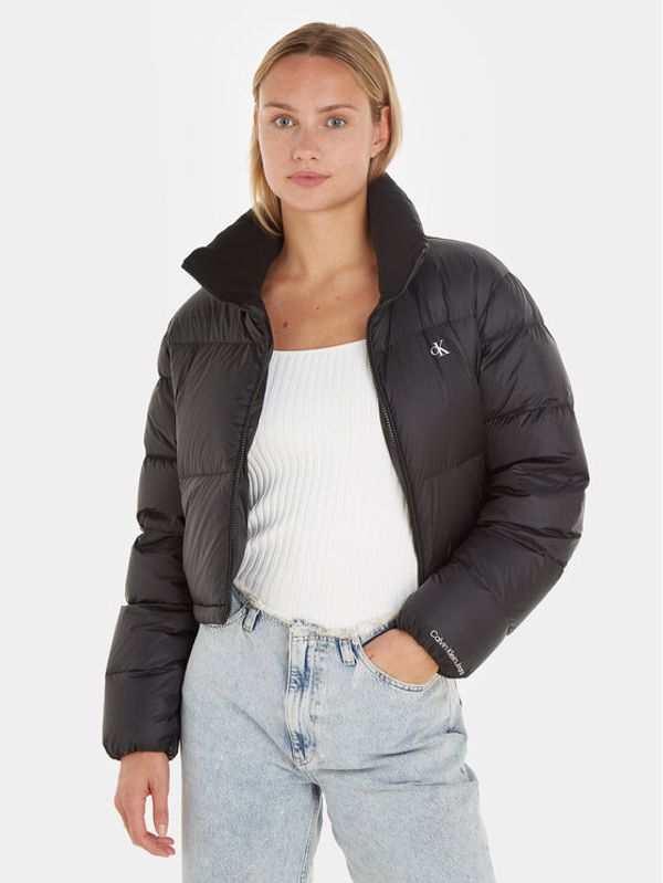 Calvin Klein Jeans Calvin Klein Jeans Pernata jakna J20J221649 Crna Cropped Fit
