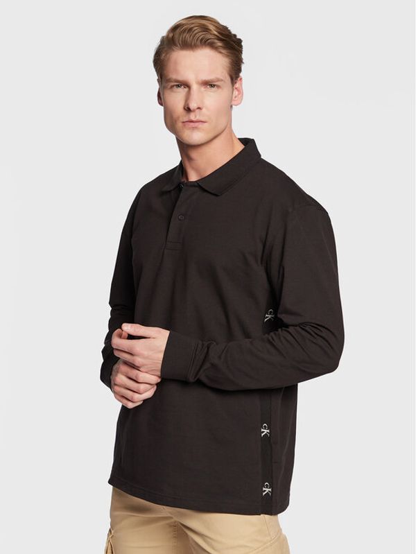 Calvin Klein Jeans Calvin Klein Jeans Polo J30J322450 Crna Relaxed Fit