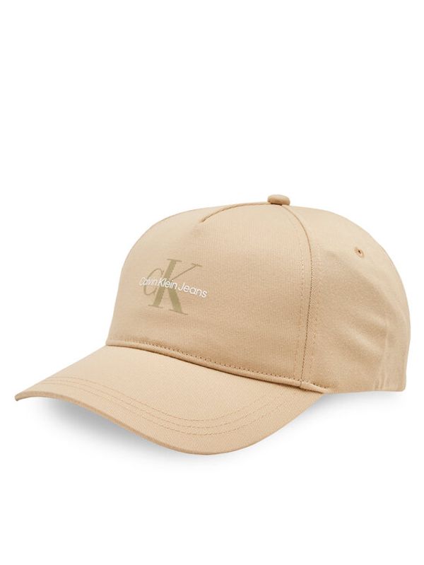 Calvin Klein Jeans Calvin Klein Jeans Šilterica Mono Logo Print Cap K50K512140 Bež