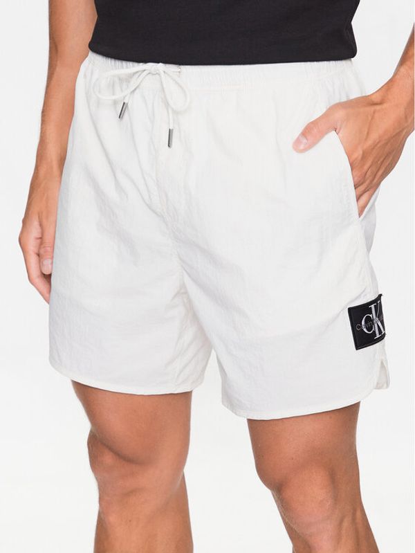 Calvin Klein Jeans Calvin Klein Jeans Sportske kratke hlače J30J322904 Bijela Regular Fit