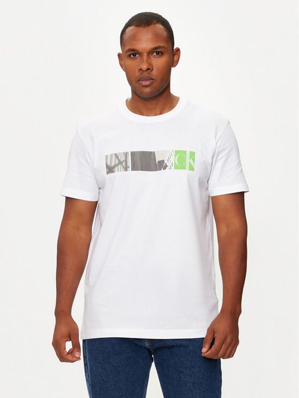 Calvin Klein Jeans Calvin Klein Jeans T-shirt City Block J30J326865 Bijela Regular Fit