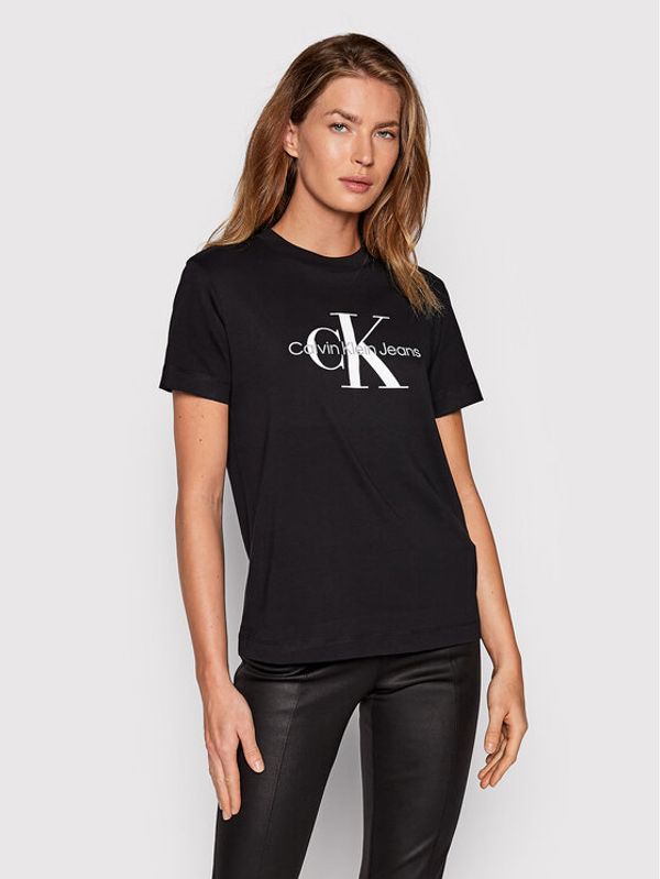 Calvin Klein Jeans Calvin Klein Jeans T-shirt J20J219142 Crna Regular Fit