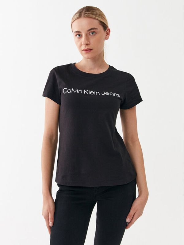 Calvin Klein Jeans Calvin Klein Jeans T-shirt J20J220253 Crna Slim Fit