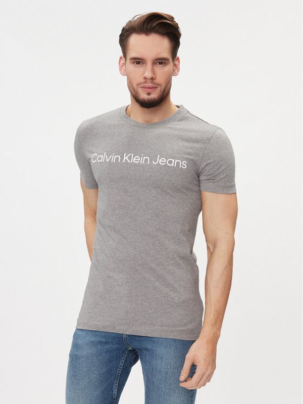 Calvin Klein Jeans Calvin Klein Jeans T-shirt J30J322552 Siva Slim Fit