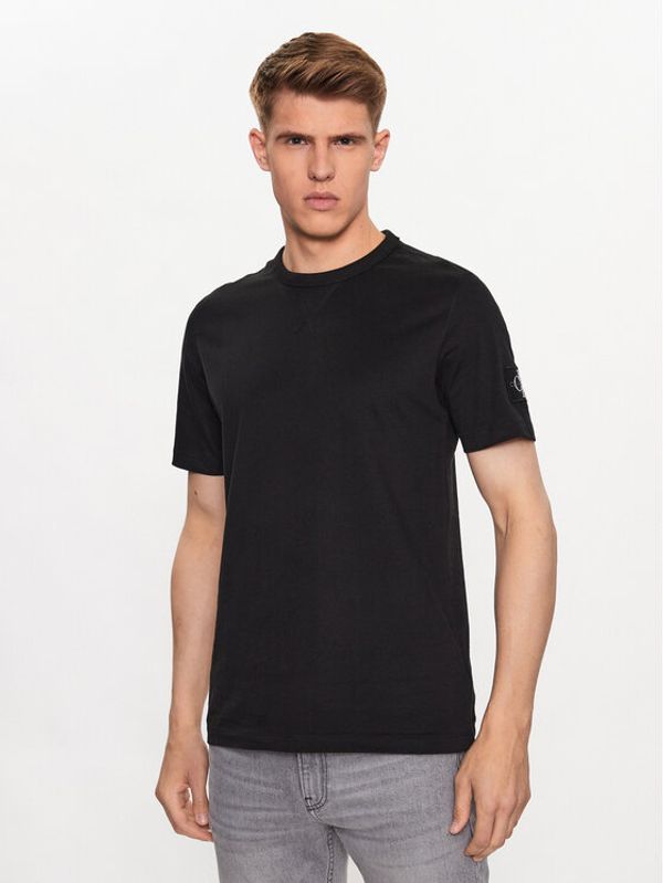 Calvin Klein Jeans Calvin Klein Jeans T-shirt J30J323484 Crna Regular Fit