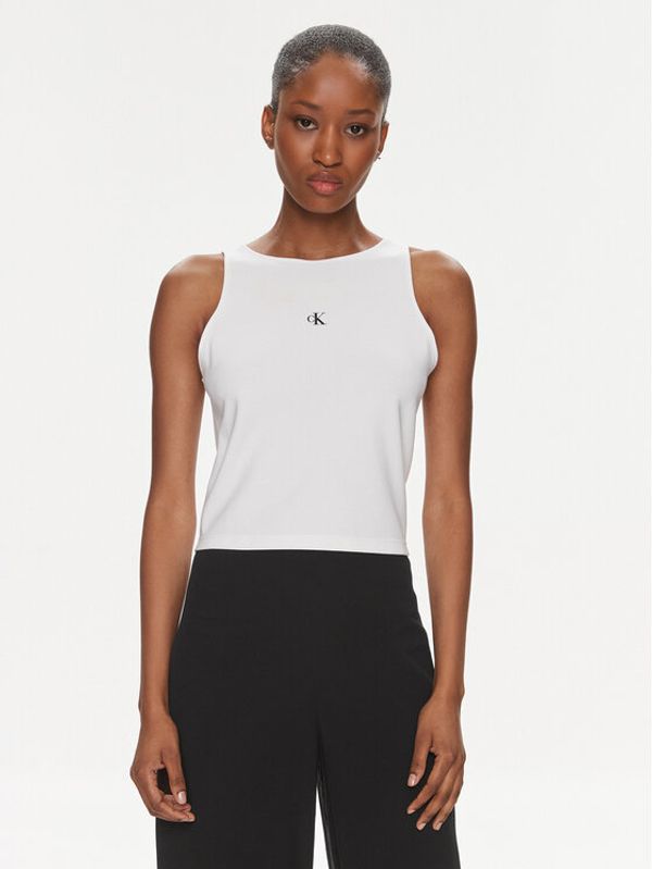 Calvin Klein Jeans Calvin Klein Jeans Top Archival J20J223107 Bijela Slim Fit