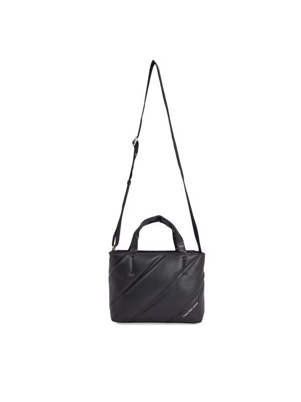 Calvin Klein Jeans Calvin Klein Jeans Torbica Quilted Micro Ew Tote22 K60K611957 Crna