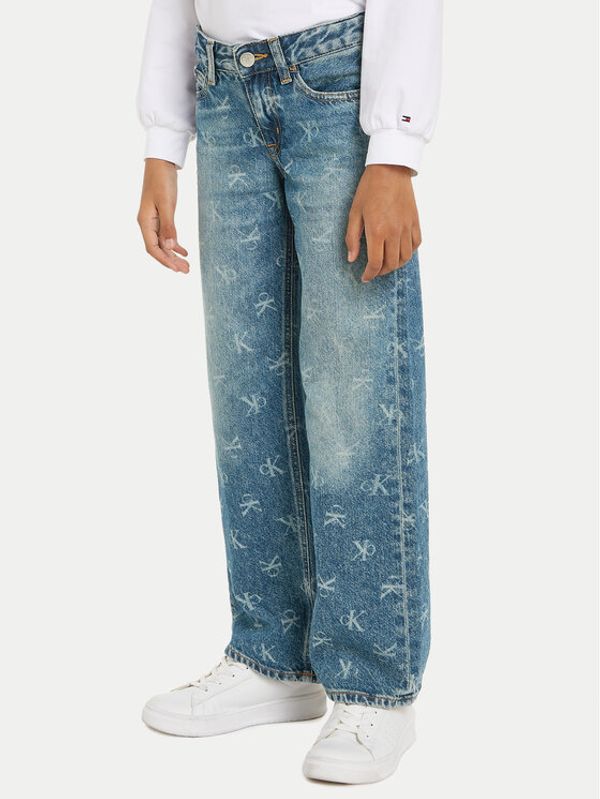 Calvin Klein Jeans Calvin Klein Jeans Traperice IG0IG02508 Plava Wide Leg